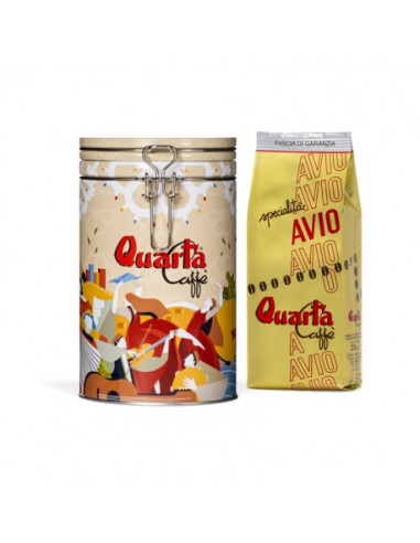 Barattolo Ground Coffee Quarta oro